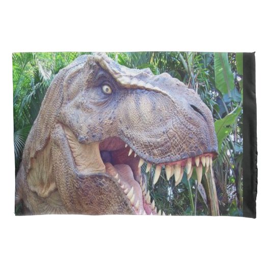 子供用の恐竜の枕ケース 枕カバー (正面)
