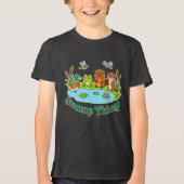 子供用の楽しい沼地のものTシャツ トライブレンドTシャツ (正面)
