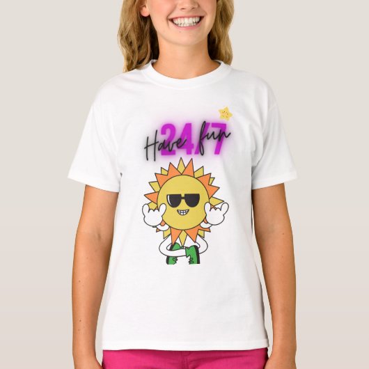子供用の楽しいTシャツ Tシャツ (正面)