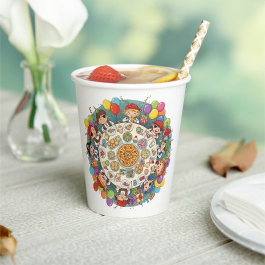 子供用の海賊の衣装パーティー 紙コップ (インサイチュ)