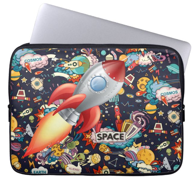 子供用アウトタースペース ラップトップスリーブ (正面)