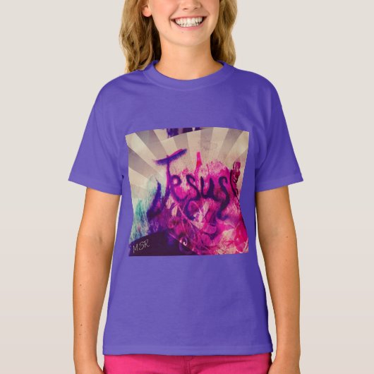 子供用イエスキリストTシャツ Tシャツ (正面)
