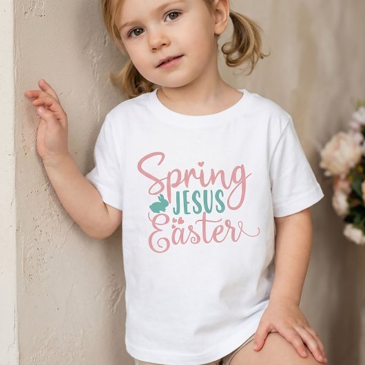 子供用イースターTシャツ 春のイエス様 Tシャツ