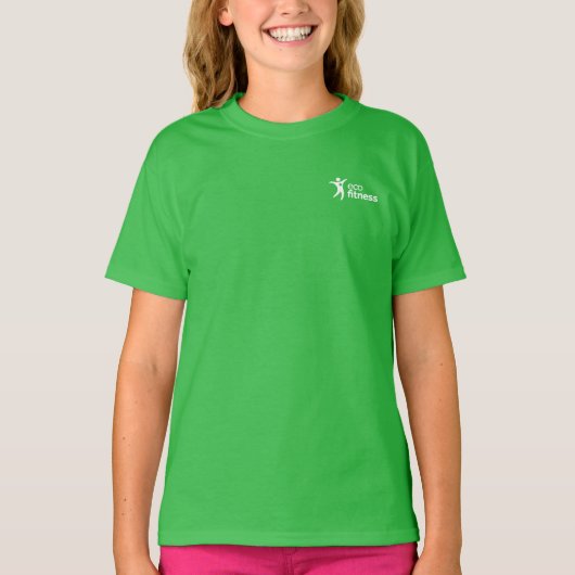 子供用エコフィットネスTシャツ Tシャツ (正面)