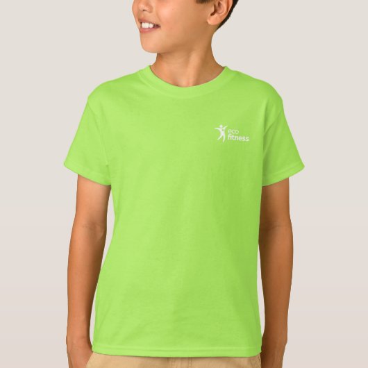 子供用エコフィットネスTシャツ Tシャツ (正面)