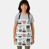 子供用エプロン - 農場の動物の顔 エプロン (インサイチュ)