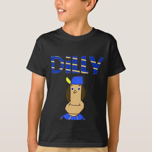 子供用オールインワンTシャツ Dilly Tシャツ (正面)