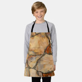 子供用カスタムプリント小エプロン エプロン (着用した状態)