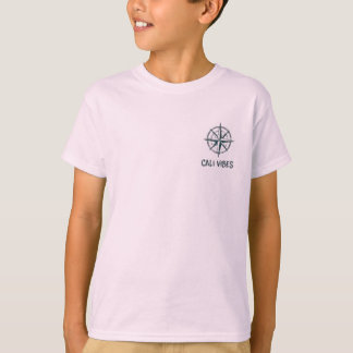 子供用カリフォルニア・バイブス コンパス グラフィックTシャツ 少年 ウエストコースト Tシャツ
