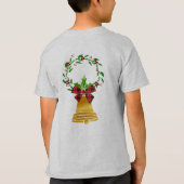 子供用クリスマスTシャツ Tシャツ (裏面)