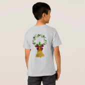 子供用クリスマスTシャツ Tシャツ (裏面フル)
