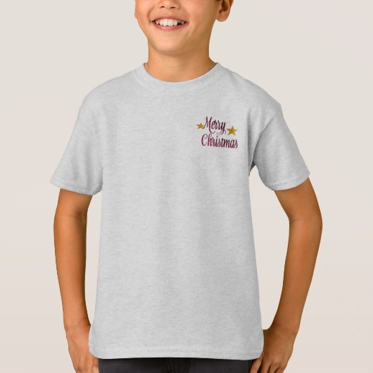 子供用クリスマスTシャツ Tシャツ (正面)