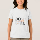 子供用グレー半袖Tシャツ トライブレンドＴシャツ (正面)