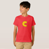 子供用コスモキャットロゴTシャツ Tシャツ (正面フル)