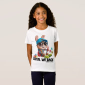 子供用シャツ、学校用品Tシャツ Tシャツ (正面フル)