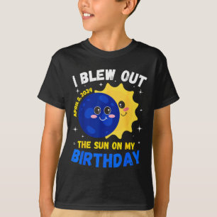 子供用シャツ 日食 4 08 24 Tシャツ