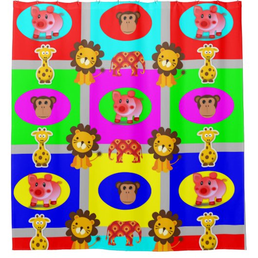 子供用シャワーカーテン シャワーカーテン (正面)