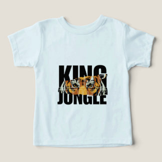 子供用ジャングルの王様Tシャツ
