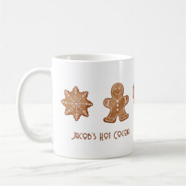 子供用ジンジャーブレッドのクリスマスホリデーギフト コーヒーマグカップ