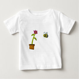 子供用スケッチ付き子供用シャツ ベビーTシャツ