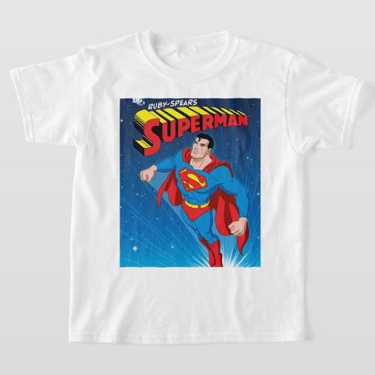 子供用スーパーマンTシャツ Tシャツ (レイダウン)