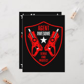 子供用ダート銃バトル カード (正面/裏面インサイチュ)