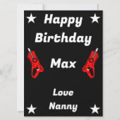 子供用ダート銃バトル カード (裏面)