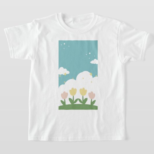 子供用ティチャート Tシャツ (レイダウン)