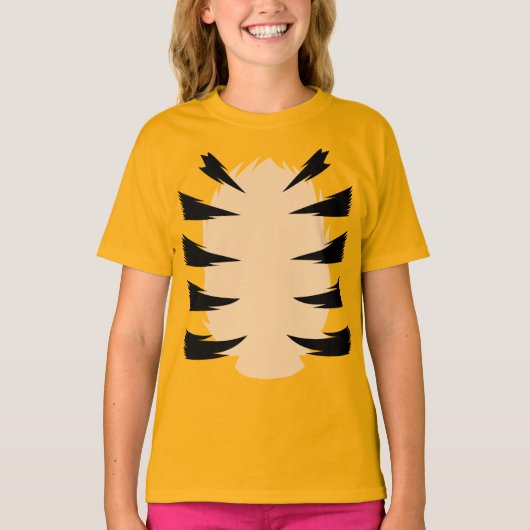 子供用トラの衣装 Tシャツ (正面)