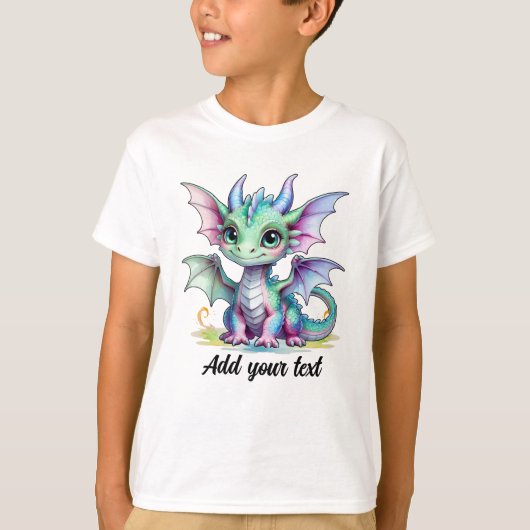 子供用ドラゴンTシャツ オーダーメイド Tシャツ (正面)