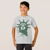 子供用ニューヨークTシャツ 自由の女神 シャツ (正面フル)