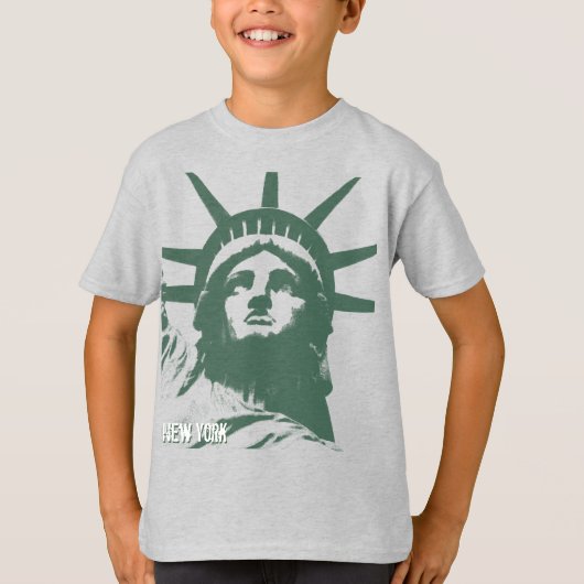 子供用ニューヨークTシャツ 自由の女神 シャツ (正面)
