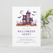 子供用ハウス不気味キッズハ幽霊のよく出るロウィーン 招待状 (スタンド正面)