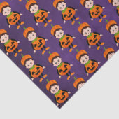 子供用ハロウィンカボチャの衣装 薄葉紙 (詳細)