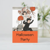 子供用ハロウィーンの衣装パーティー 招待状 (スタンド正面)