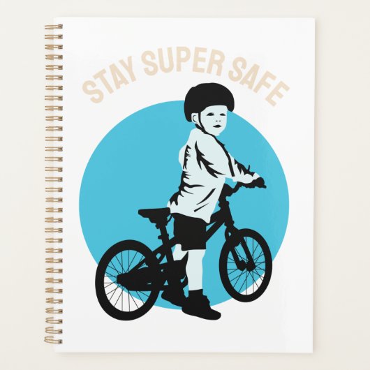 子供用バイクの安全 - スーパーステイセーフ プランナー手帳 (正面)