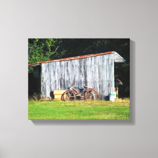 子供用バイク10"x 8"、.75"、キャンバ独身のスプリント キャンバスプリント