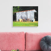 子供用バイク10"x 8"、.75"、キャンバ独身のスプリント キャンバスプリント (インサイチュ (リビング))