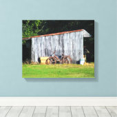 子供用バイク10"x 8"、.75"、キャンバ独身のスプリント キャンバスプリント (インサイチュ (ウッドフロア))