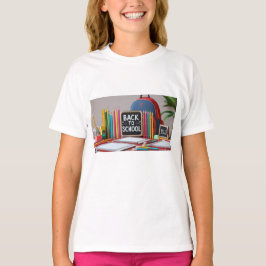 子供用バックトゥスクールTシャツ Tシャツ