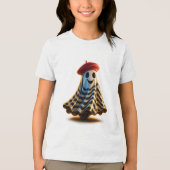 子供用パリ風ゴーストTシャツ トライブレンドＴシャツ (正面)