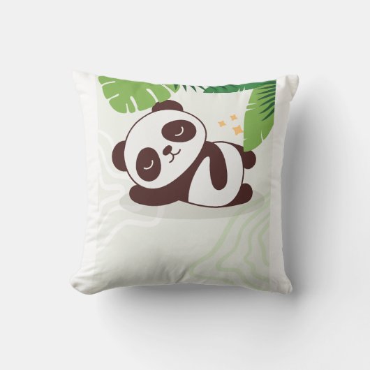 子供用パンダ枕1個あたり クッション (正面)