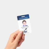 子供用パーソナライズ宇宙飛行士バッジ バッジ (手持ち)