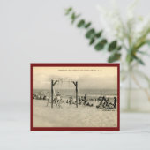 子供用ビーチ、マナスクアン、ニュージャージー州ヴィンテージ ポストカード (スタンド正面)