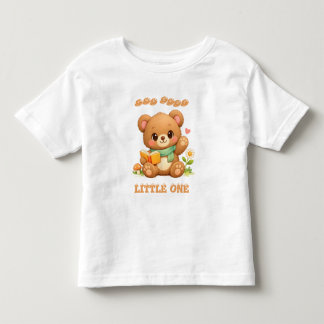 子供用ファインジャージーTシャツ | フェアリーテール リーディング ベア トドラーTシャツ