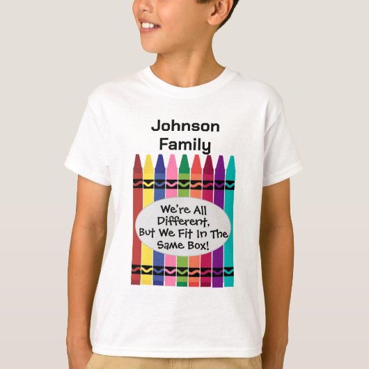 子供用ファミリー・リユニオンTシャツ Tシャツ (正面)