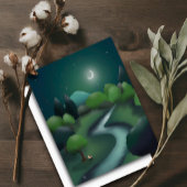 子供用ファンタジー本イラストレーションカー空白のド ポストカード