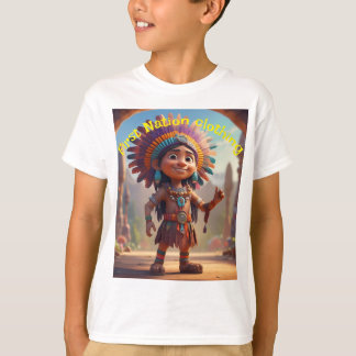 子供用ファーストネーション衣類 ネイティブアメリカン Tシャツ