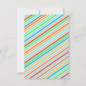 子供用フォームパーティーの招待状 招待状 (裏面)