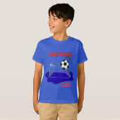 子供用フットボールTシャツ Tシャツ (正面フル)